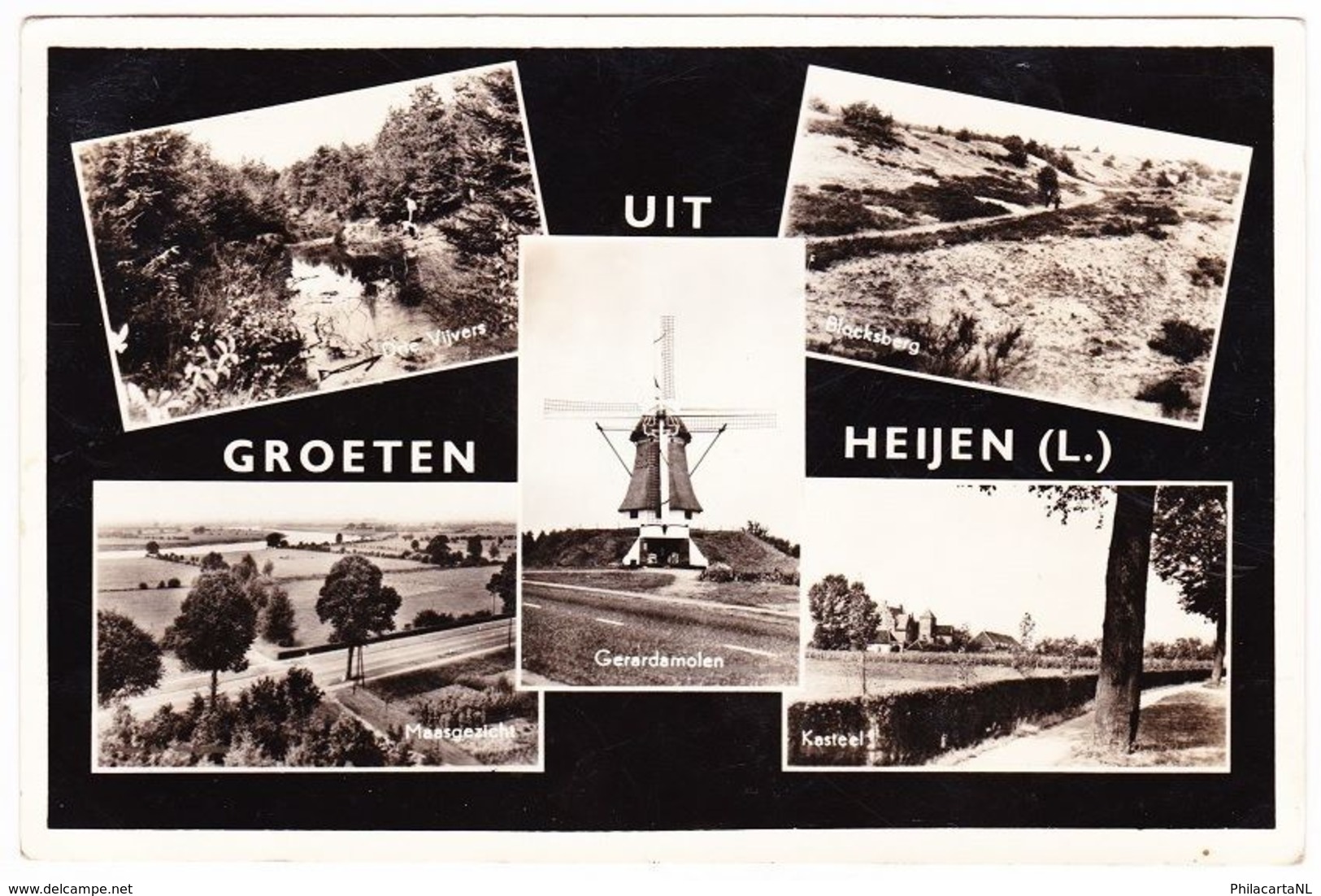 Heijen Bij Gennep - Drie Vijvers/Gerardamolen/Blocksberg/Kasteel/Maasgezicht - Gennep