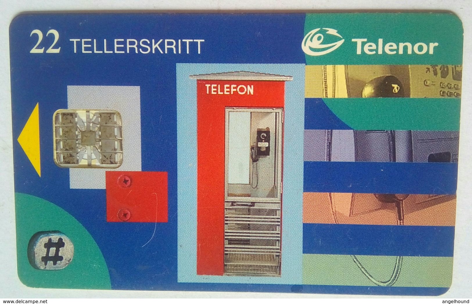 N-100 Rod Telefonkiosk - Norvège