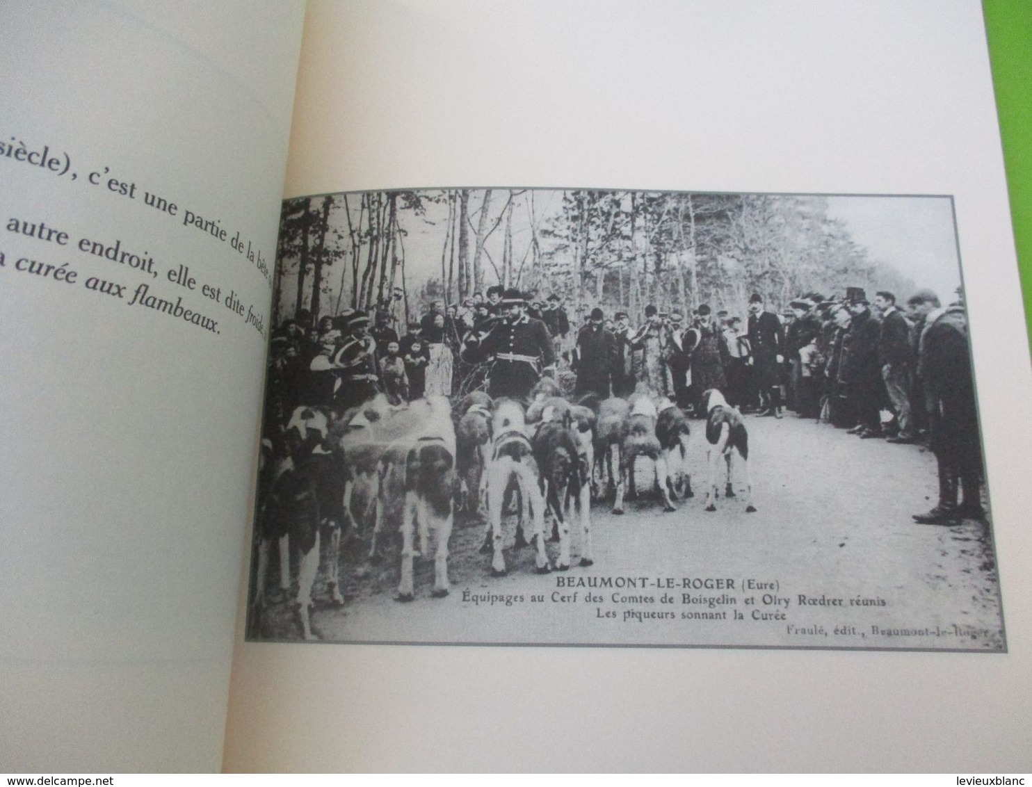 Histoire Locale/Chasse à Courre En Forêt/Beaumont Le Roger/Ch JUIN/Cartes Postales Anciennes/Page De Garde/1999  LIV184 - Normandie