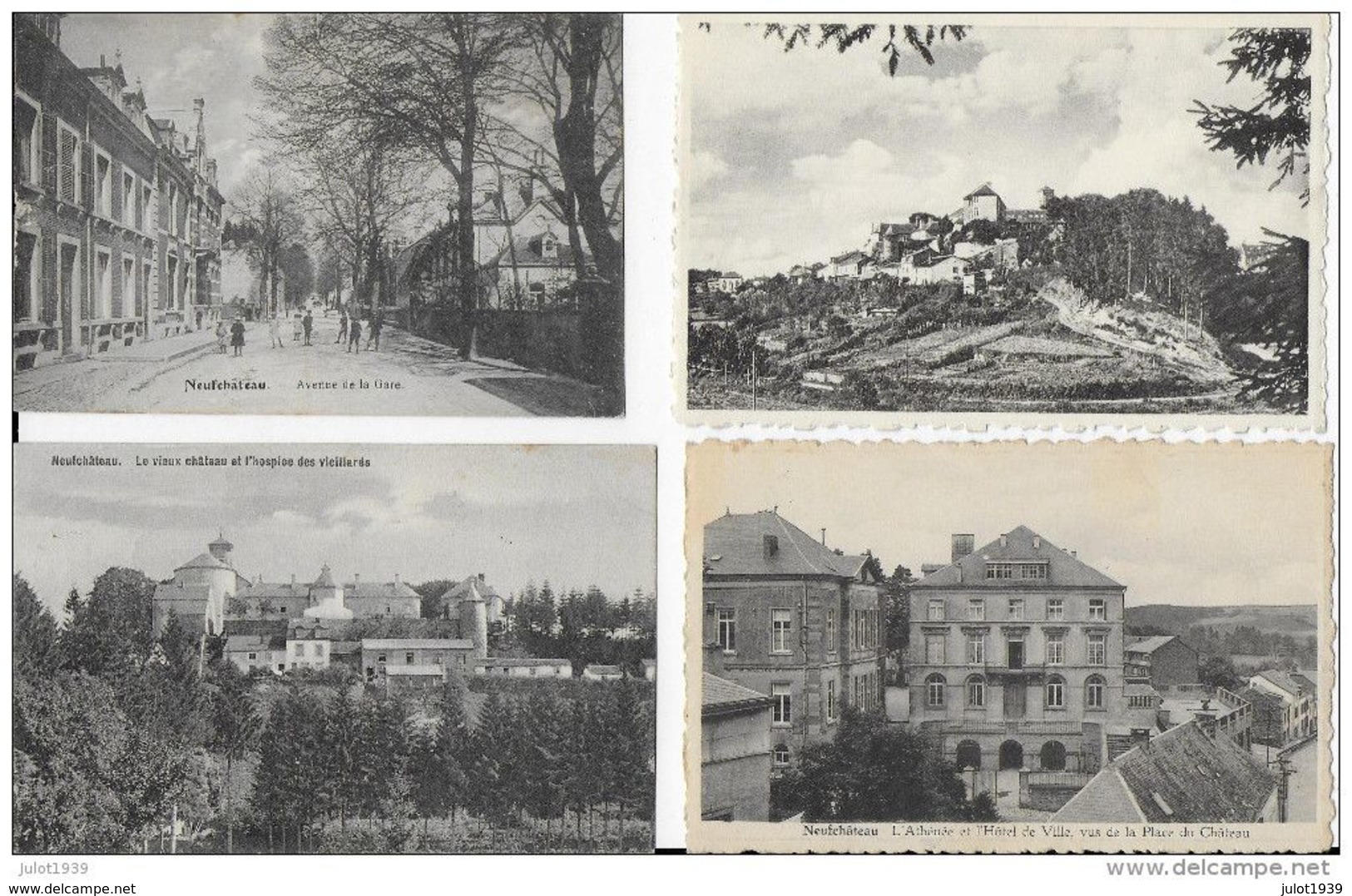 CADEAU ..--  NEUFCHATEAU ..-- 4 Cartes Anciennes De NEUFCHATEAU .  Dont 2 écrites. - Neufchâteau