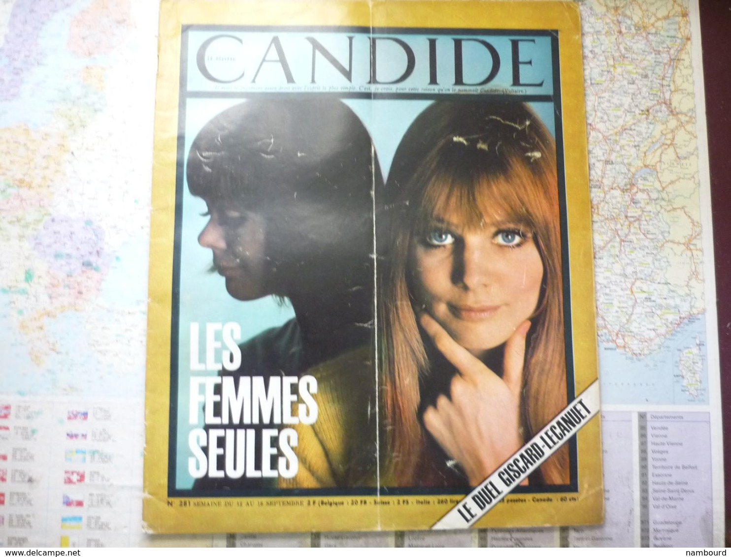 Le Nouveau Candide N° 281 12 Septembre 1966 Les Femmes Seules / Le Duel Giscard-Lecanuet - General Issues