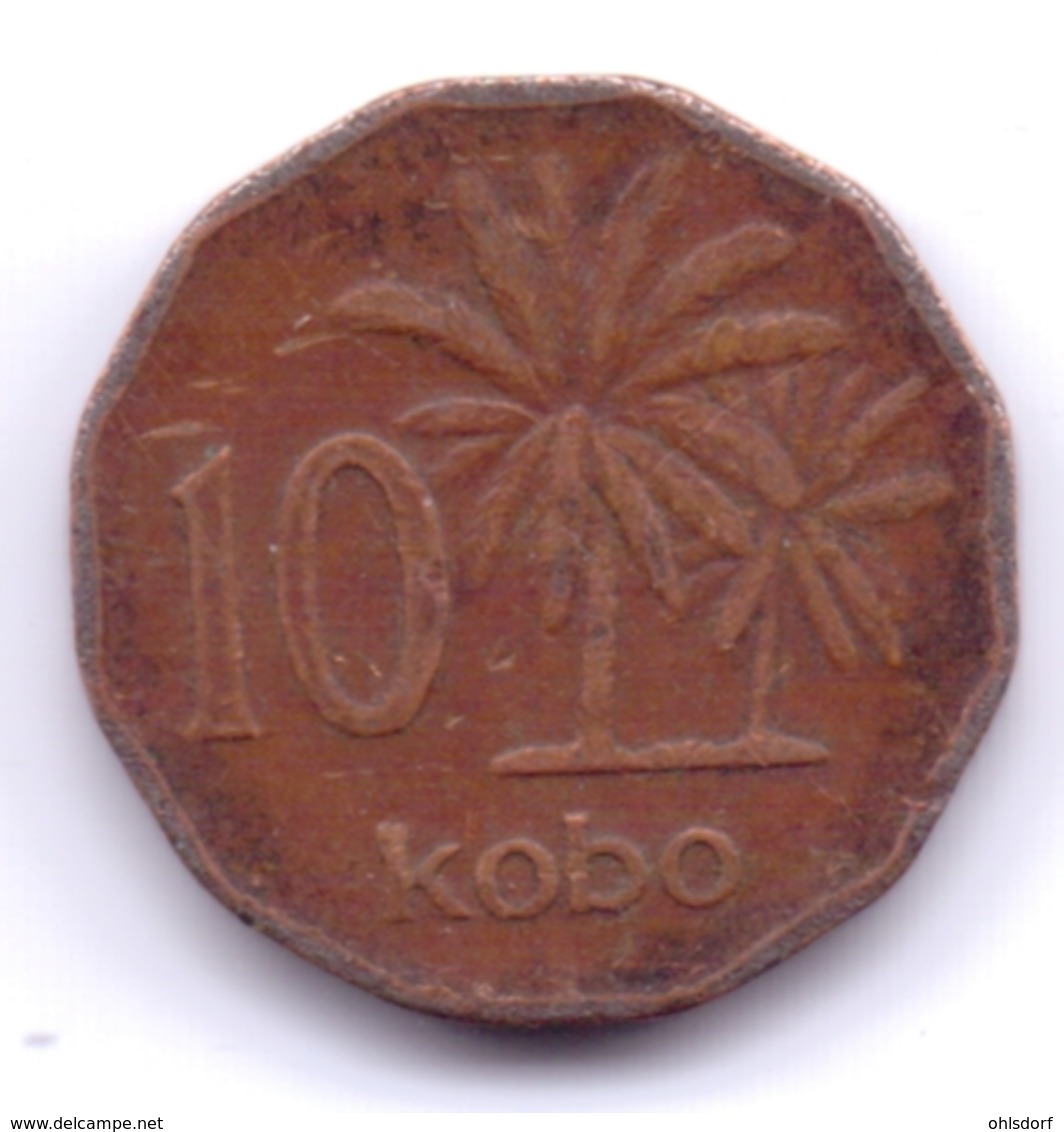 NIGERIA 1991: 10 Kobo, KM 12 - Nigeria