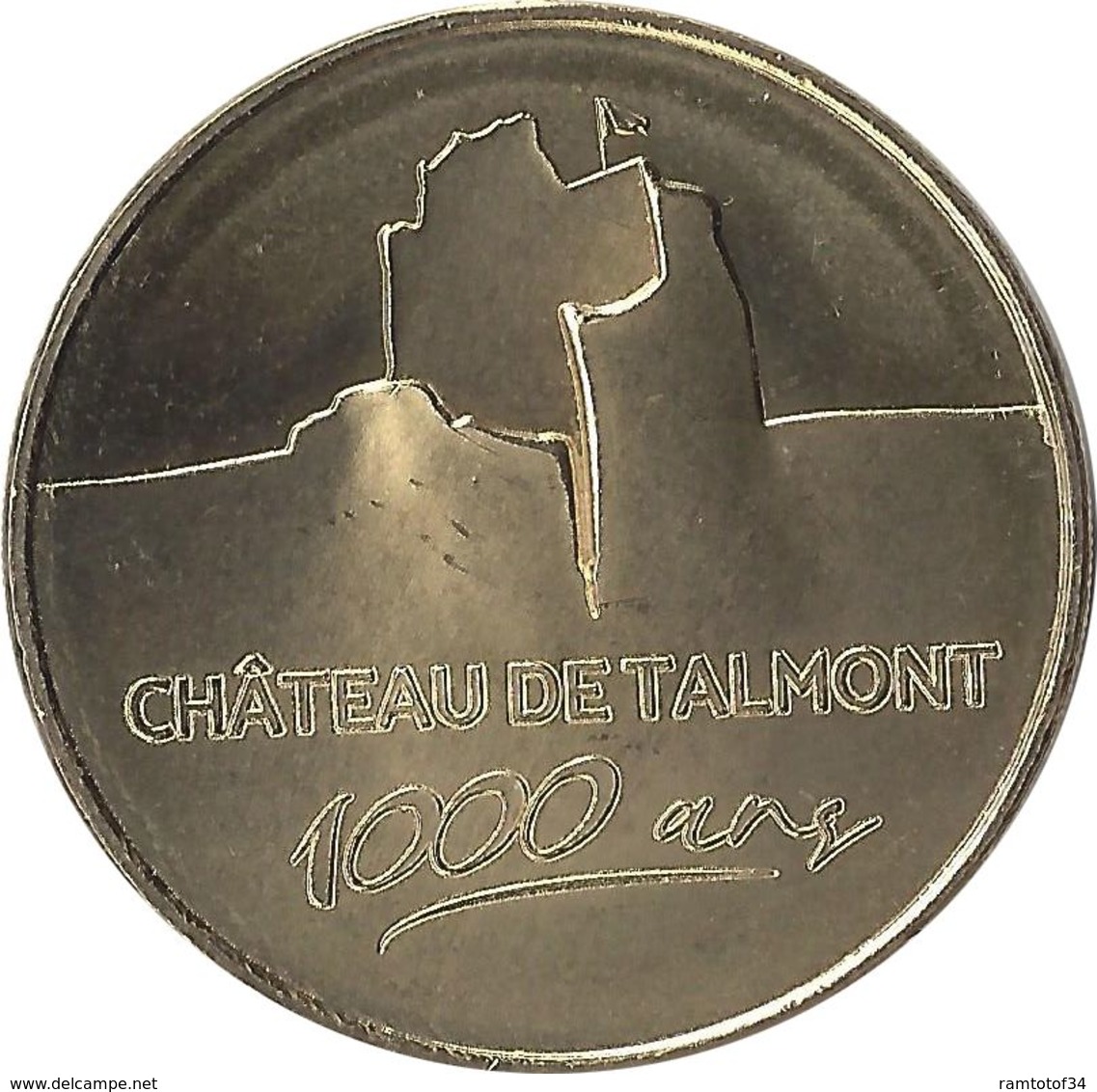 2020 MDP203 - TALMONT-SAINT-HILAIRE - Château De Talmont (1000 Ans) / MONNAIE DE PARIS - 2020