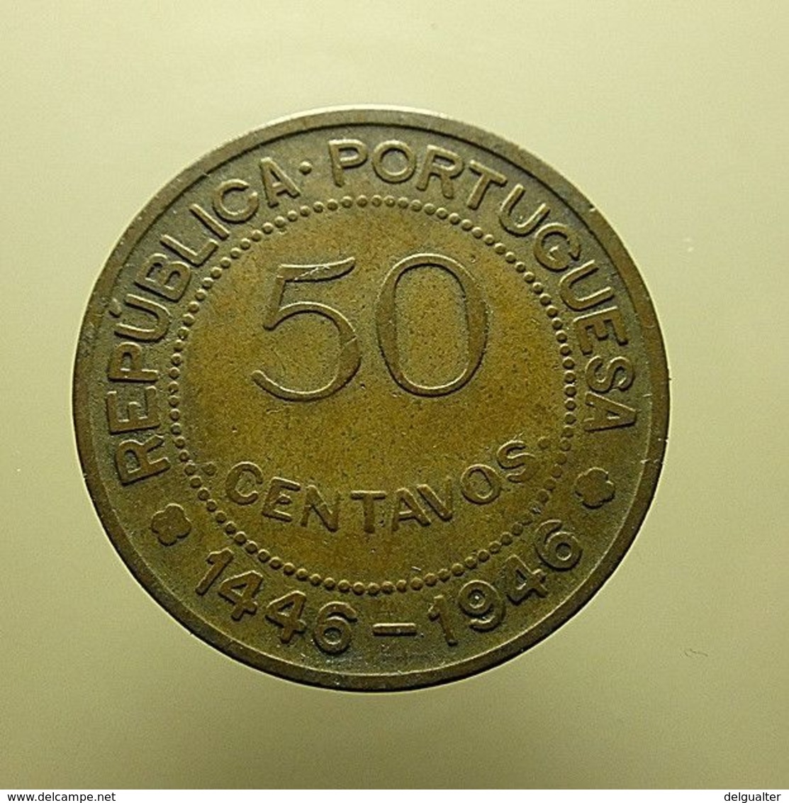 Portuguese Guiné 50 Centavos 1946 - Portugal