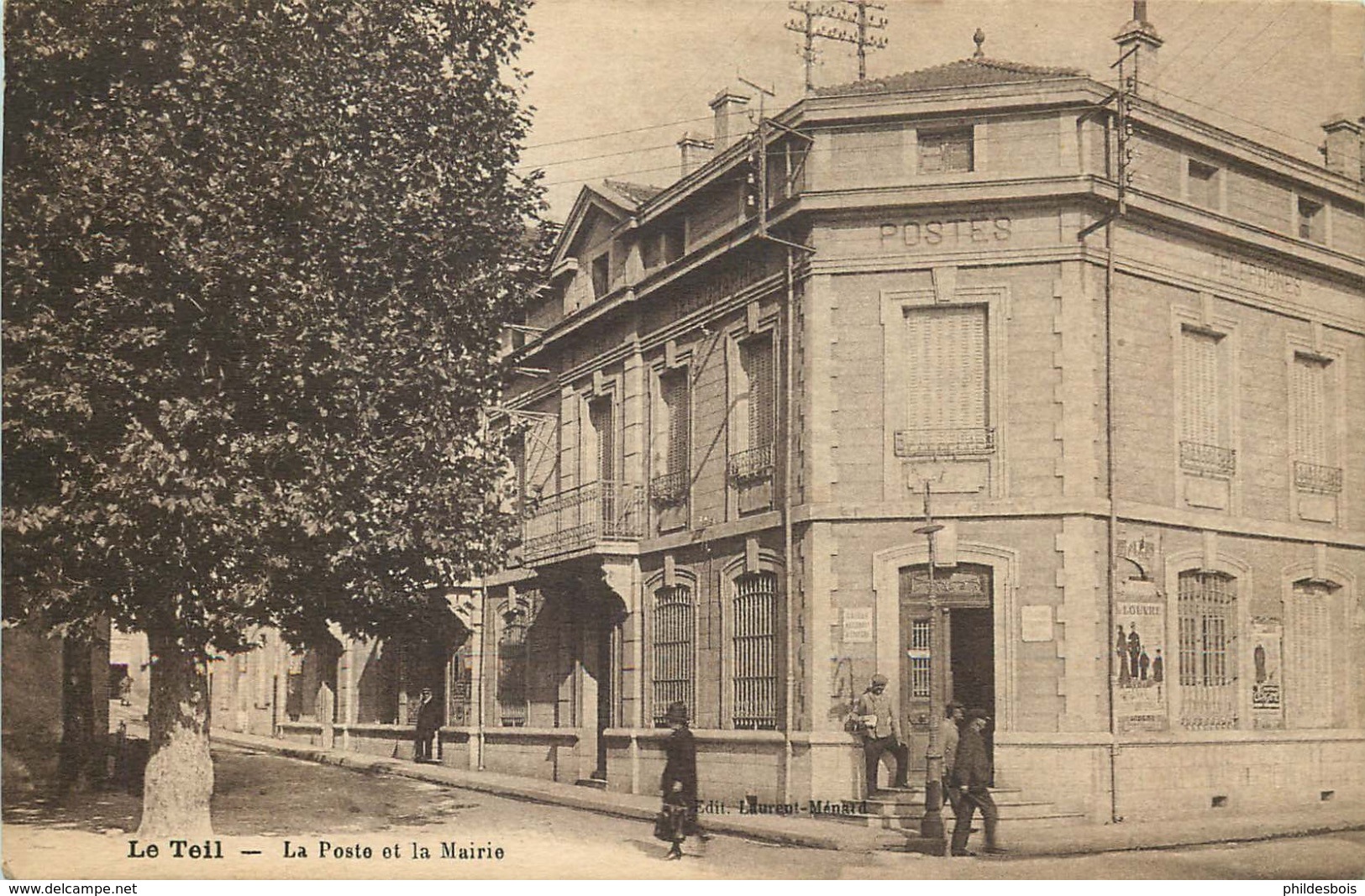 ARDECHE  LE TEIL  La Poste Et La Mairie - Le Teil