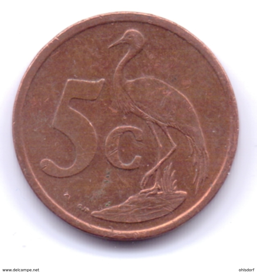 SOUTH AFRICA 2004: 5 Cents, KM 325 - Zuid-Afrika