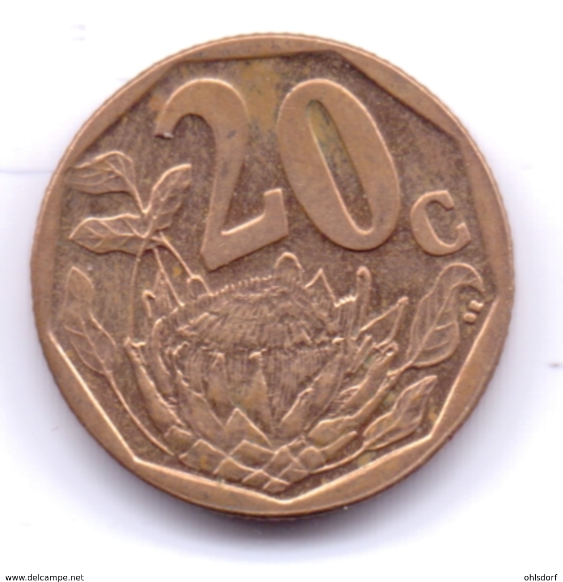 SOUTH AFRICA 2016: 20 Cents - Zuid-Afrika