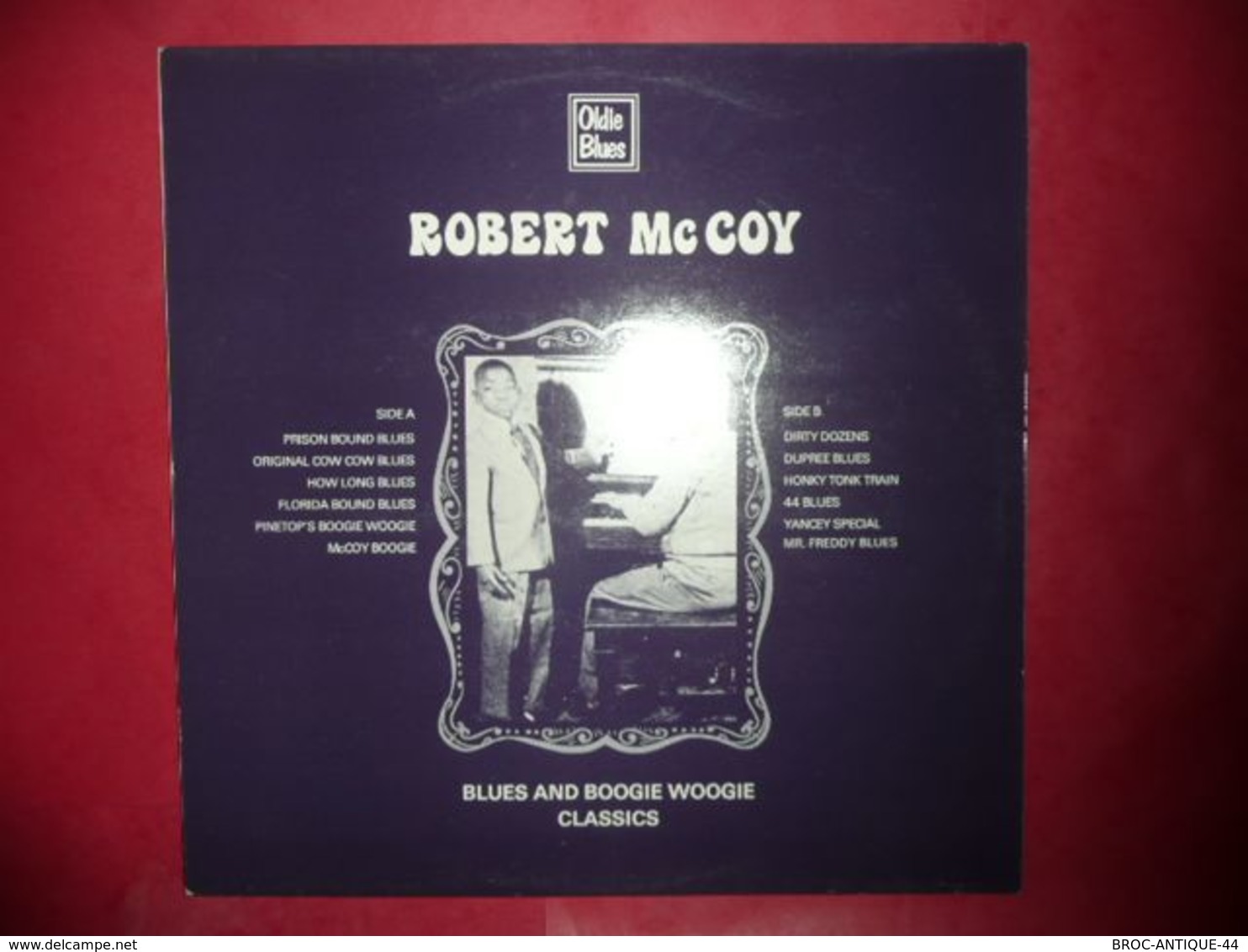 LP33 N°4534 - ROBERT MC COY - OL 2814 - DISQUE EPAIS - Blues