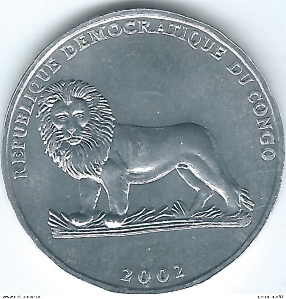 Congo - 50 Centimes - 2002 - Gorilla - KM79 - Congo (Repubblica Democratica 1998)