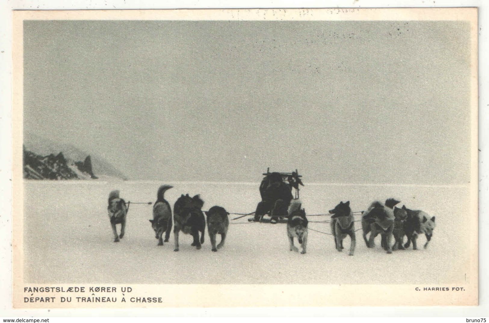 Groenland - Départ Du Traîneau à Chasse - Exposition De Paris 1931 - Groenlandia