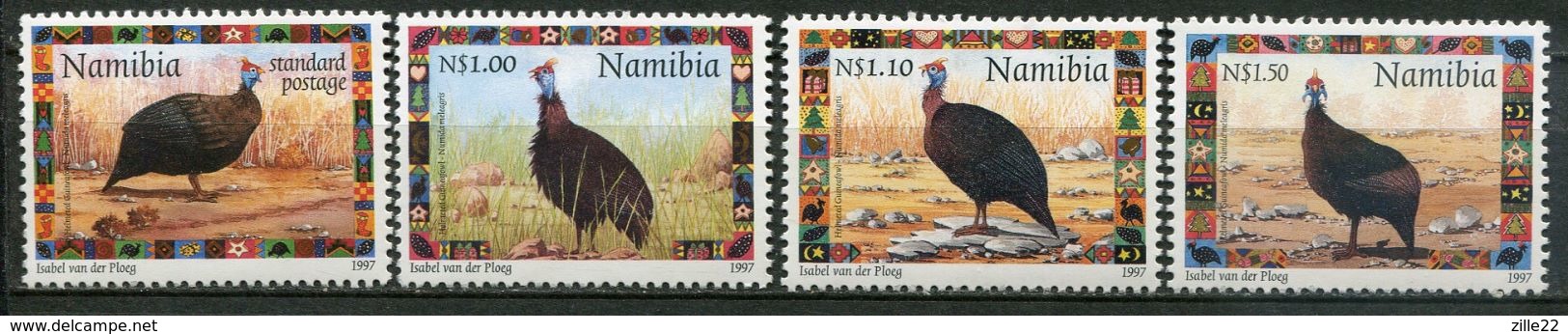 Namibia Mi# 871-4 Postfrisch/MNH - Fauna Birds - Namibia (1990- ...)