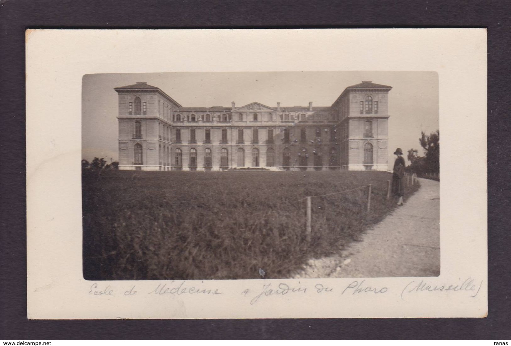 CPA Bouches-du-Rhône 13 Marseille Monument école De Médecine Carte Photo écrite - Otros Monumentos