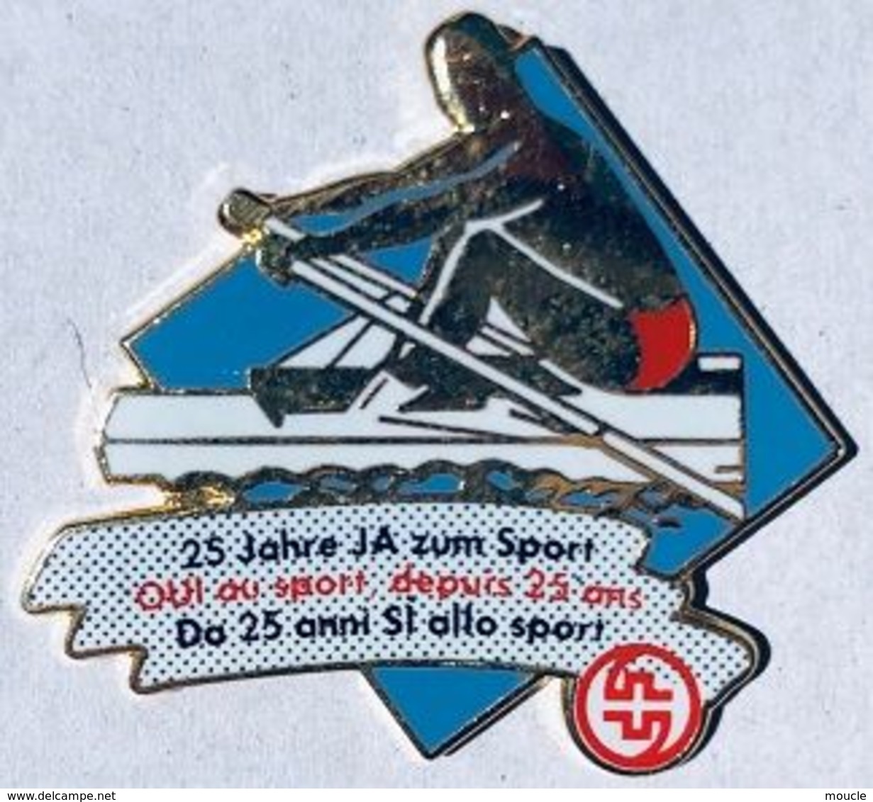 OUI AU SPORT DEPUIS 25 ANS - 25 JAHRE JA ZUM SPORT - DA 25 ANNI SI ALLO SPORT - SUISSE - SCHWEIZ - SVIZZERA - EGF-  (26) - Rowing