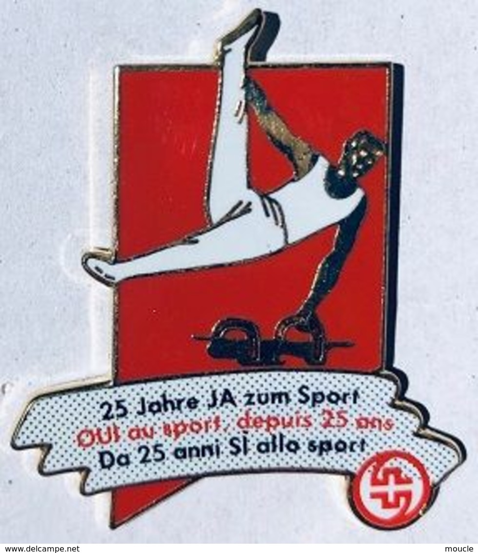 OUI AU SPORT DEPUIS 25 ANS - 25 JAHRE JA ZUM SPORT - DA 25 ANNI SI ALLO SPORT - SUISSE - SCHWEIZ - SVIZZERA - EGF-  (26) - Ginnastica