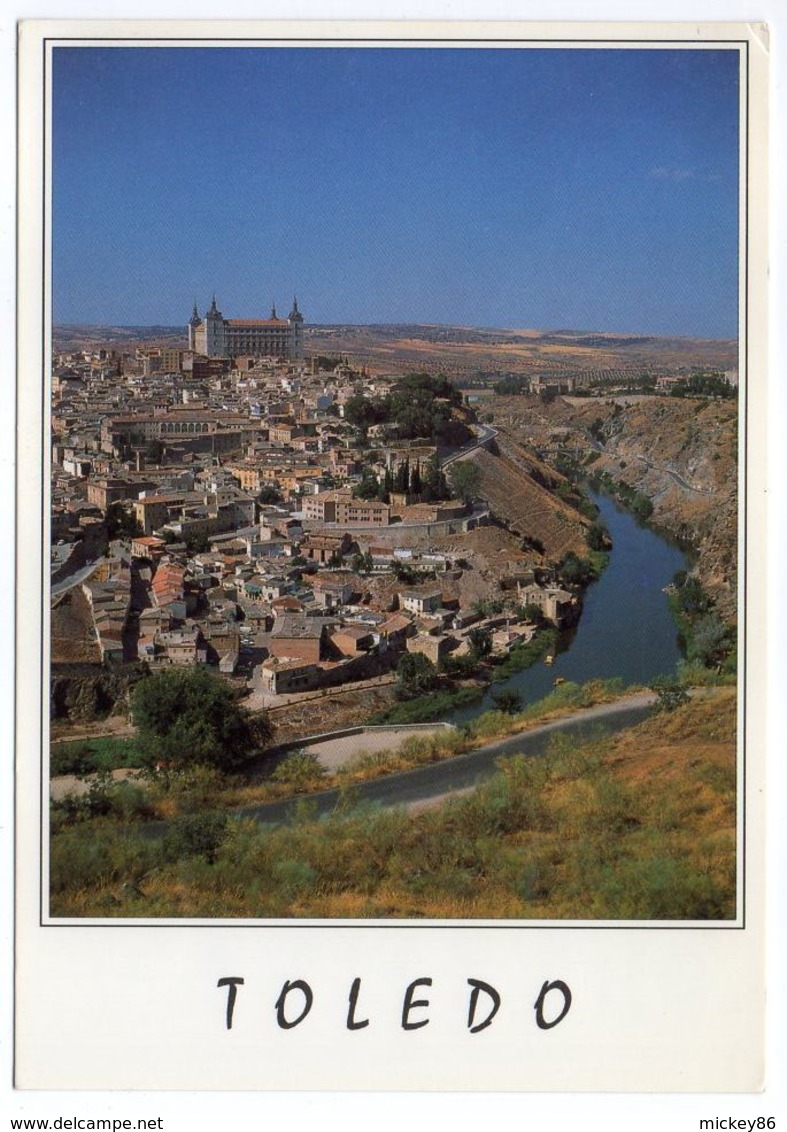 Espagne -- 1997--carte Postale De Toledo Pour Nantes-44 (France)-vignette +cachet ALMUNIA DN GODINA............à Saisir - Lettres & Documents