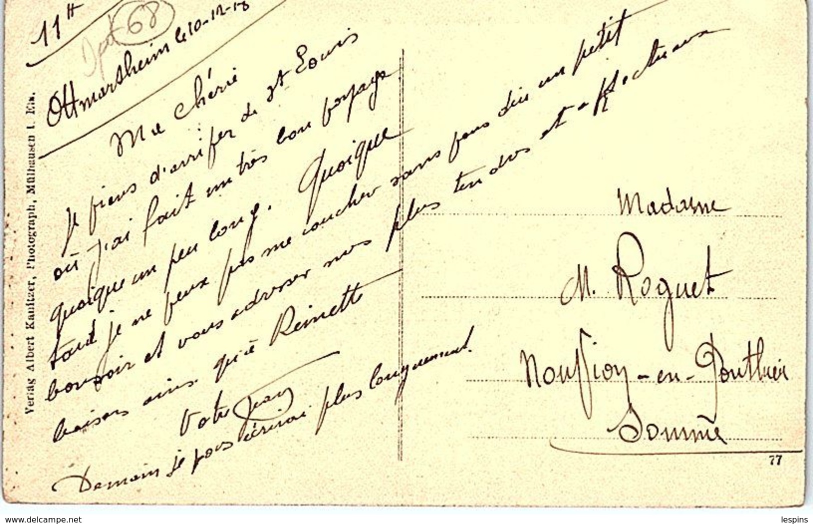 68 - OTTMARSHEIM -- Kloster Der - Ottmarsheim