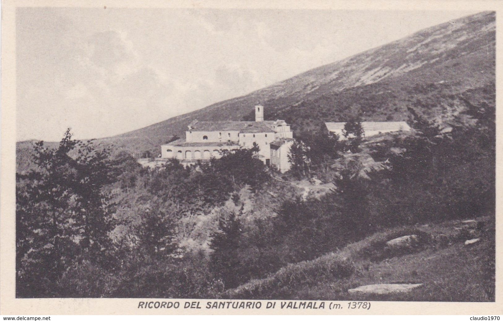 VALMALA ( CUNEO) CARTOLINA -  RICORDO DEL SANTUARIO DI VALMALA M. 1378 - Cuneo