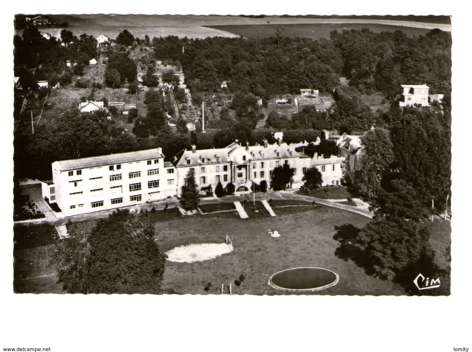 95 Osny Vue Aerienne Ecole D' Imprimerie Cachet Osny CPSM PF - Osny