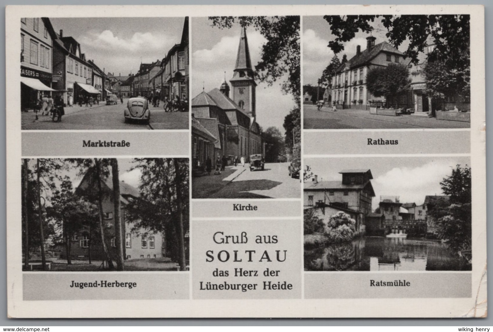 Soltau - S/w Mehrbildkarte 1 - Soltau