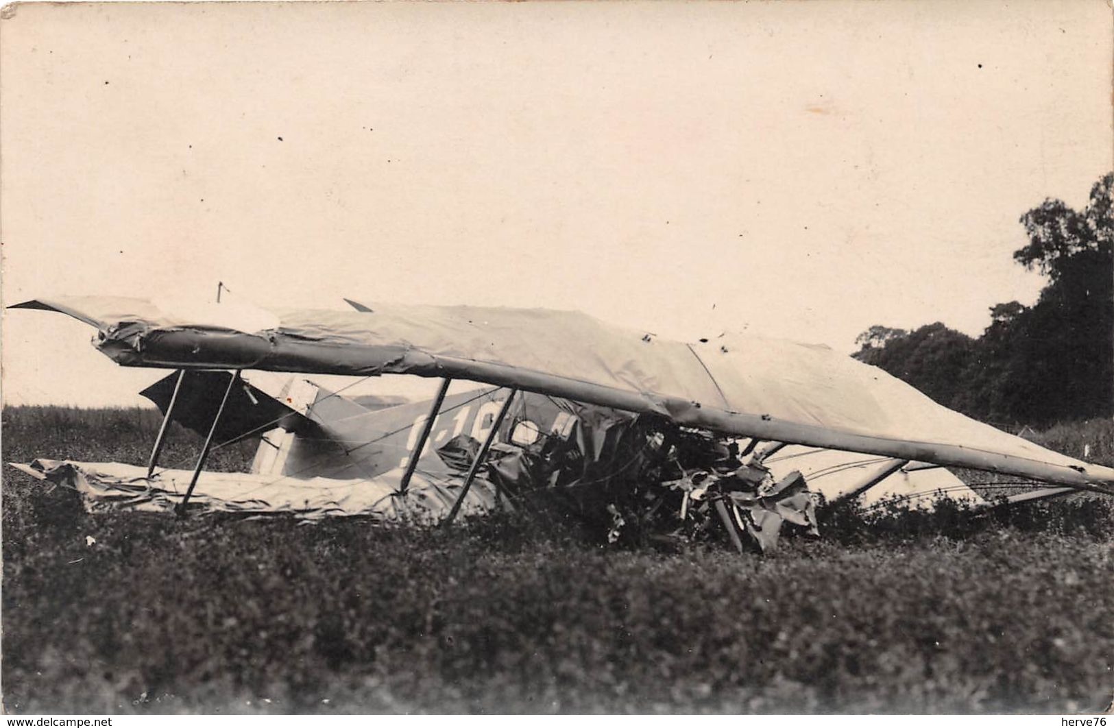 Carte Photo - Aviation - Accident D'avion à Identifier - Ongevalen