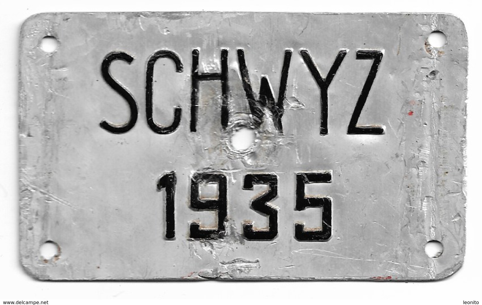 Velonummer Schwyz SZ 35 - Placas De Matriculación