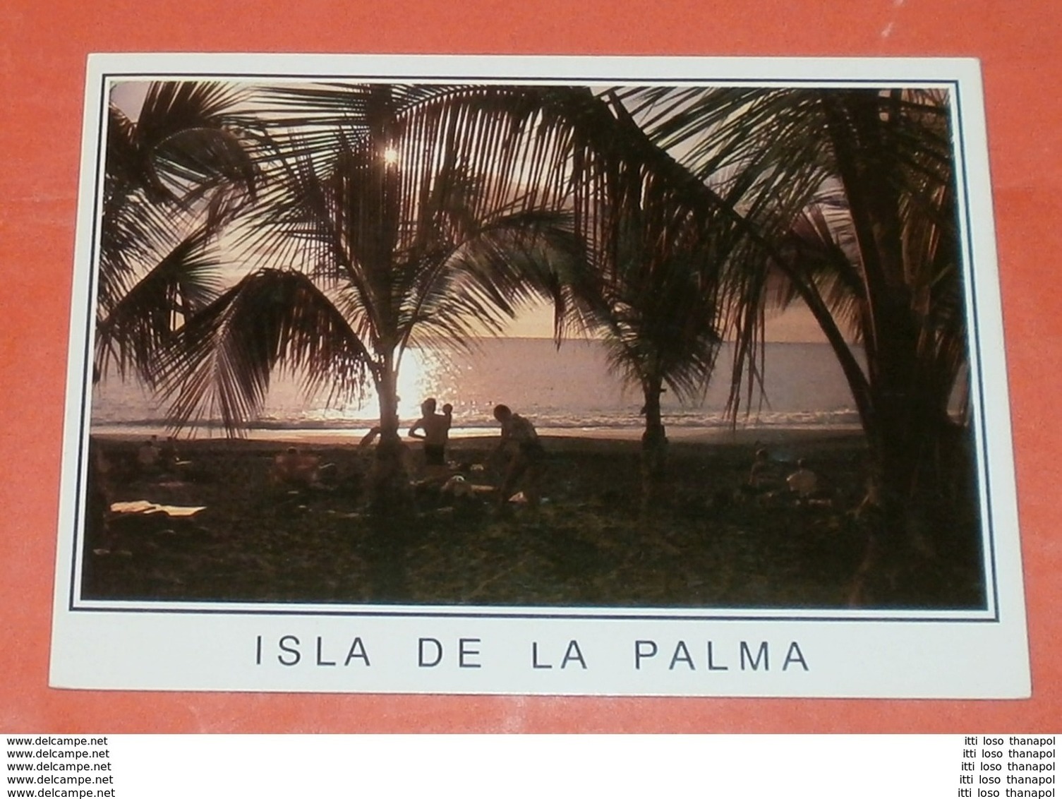 SPANIEN 3065 Welt Landkarte Schiffe AK: Santa Cruz De (Isla La) PALMA 28.07.1992 -- Brief Postcard Cover (2 Foto)(60831) - Covers & Documents