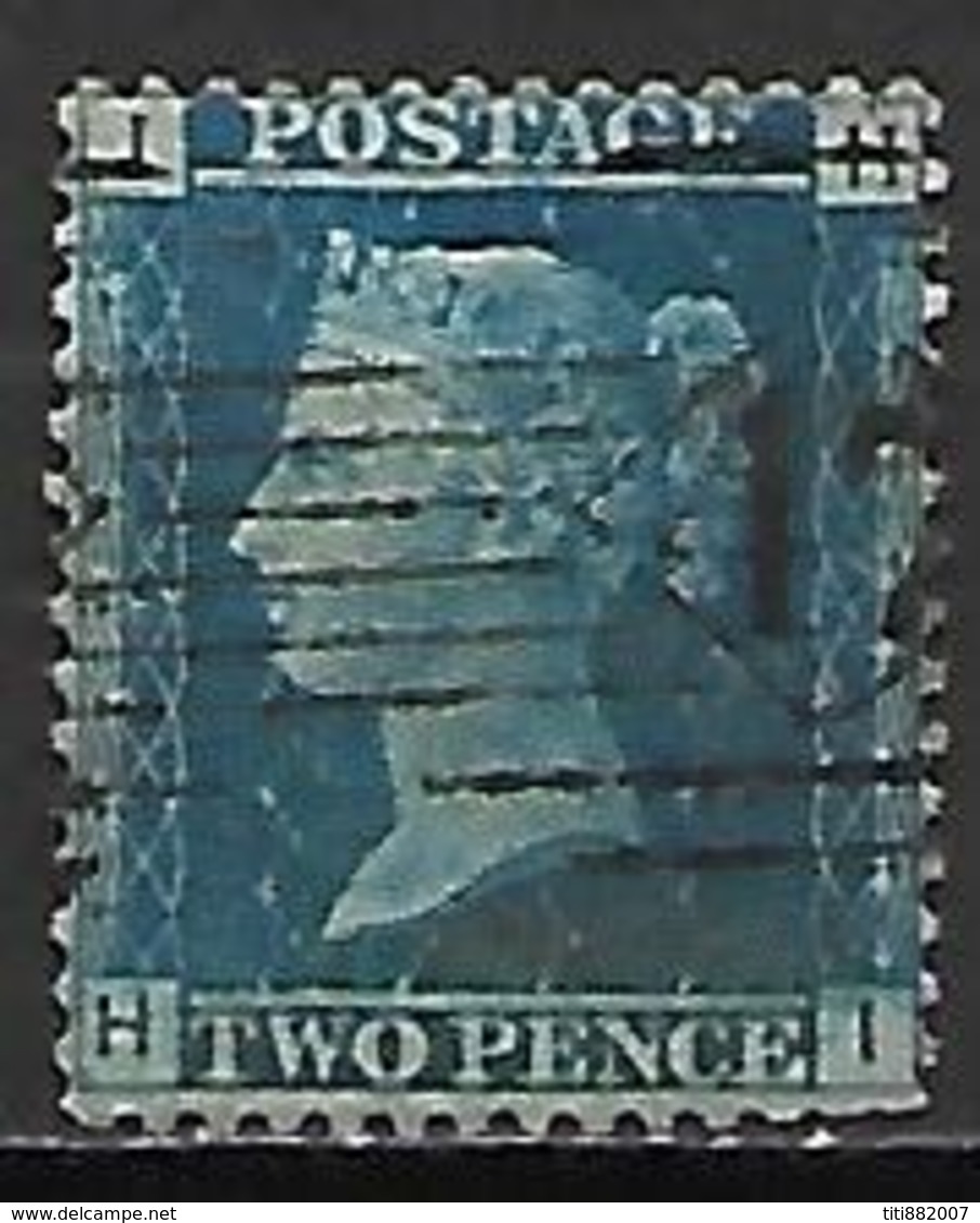 GRANDE BRETAGNE  /  U.K.     -  1858    .Y&T N° 27 Oblitéré.   .planche 7.  Cote 45 € - Used Stamps