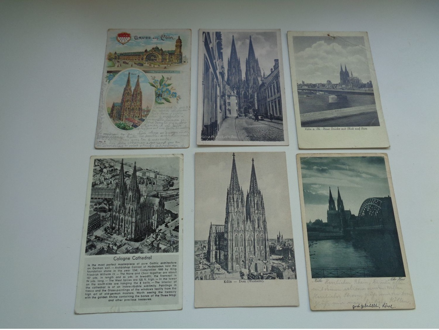 Lot de 60 cartes postales d' Allemagne Cöln Köln    Lot van 60 postkaarten van Duitsland   Keulen  - 60 scans