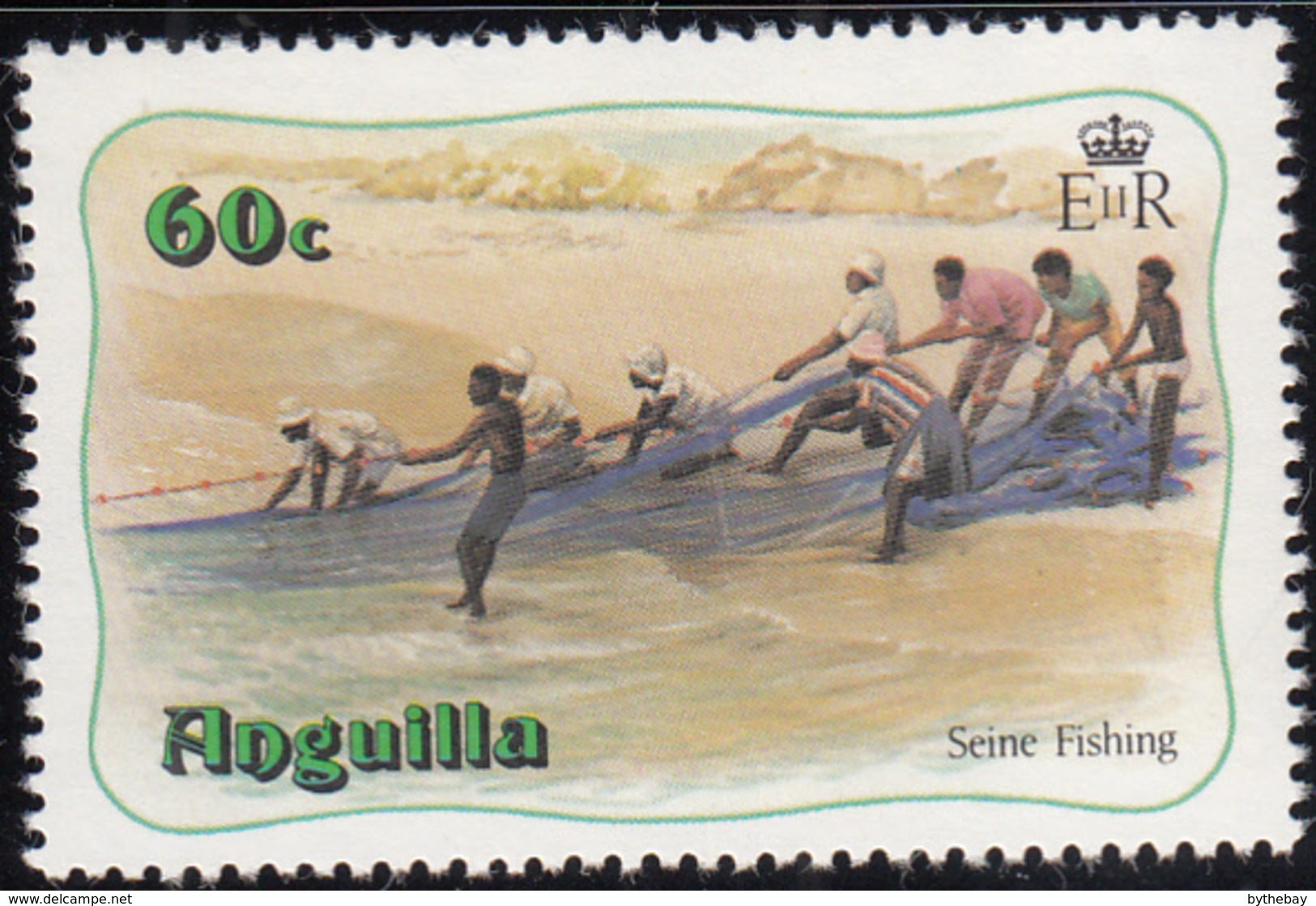 Anguilla 1982 MNH Sc #474 60c Seine Fishing - Anguilla (1968-...)