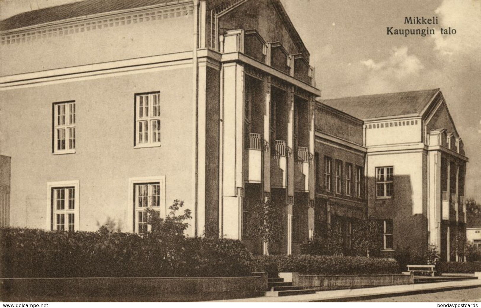 Finland Suomi, MIKKELI, Kaupungin Talo Kaupungintalo, Town Hall (1910s) Postcard - Finland