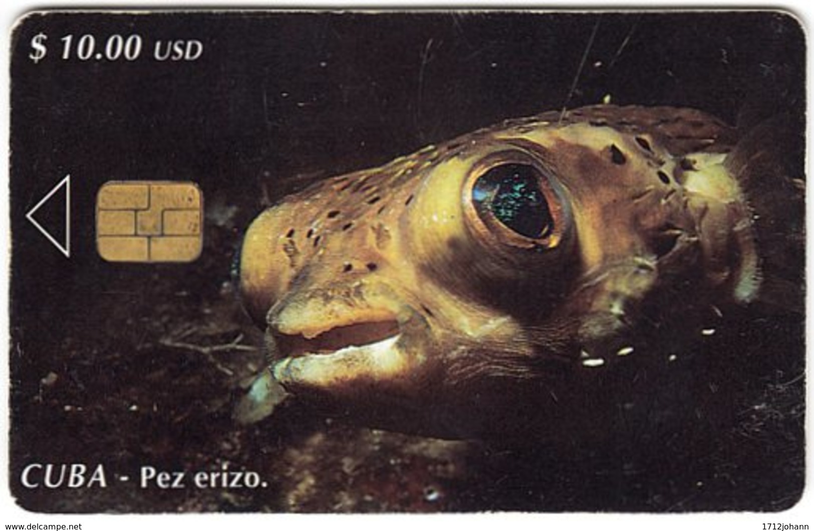 CUBA A-328 Chip Etecsa - Animal, Sea Life, Fish - Used - Cuba