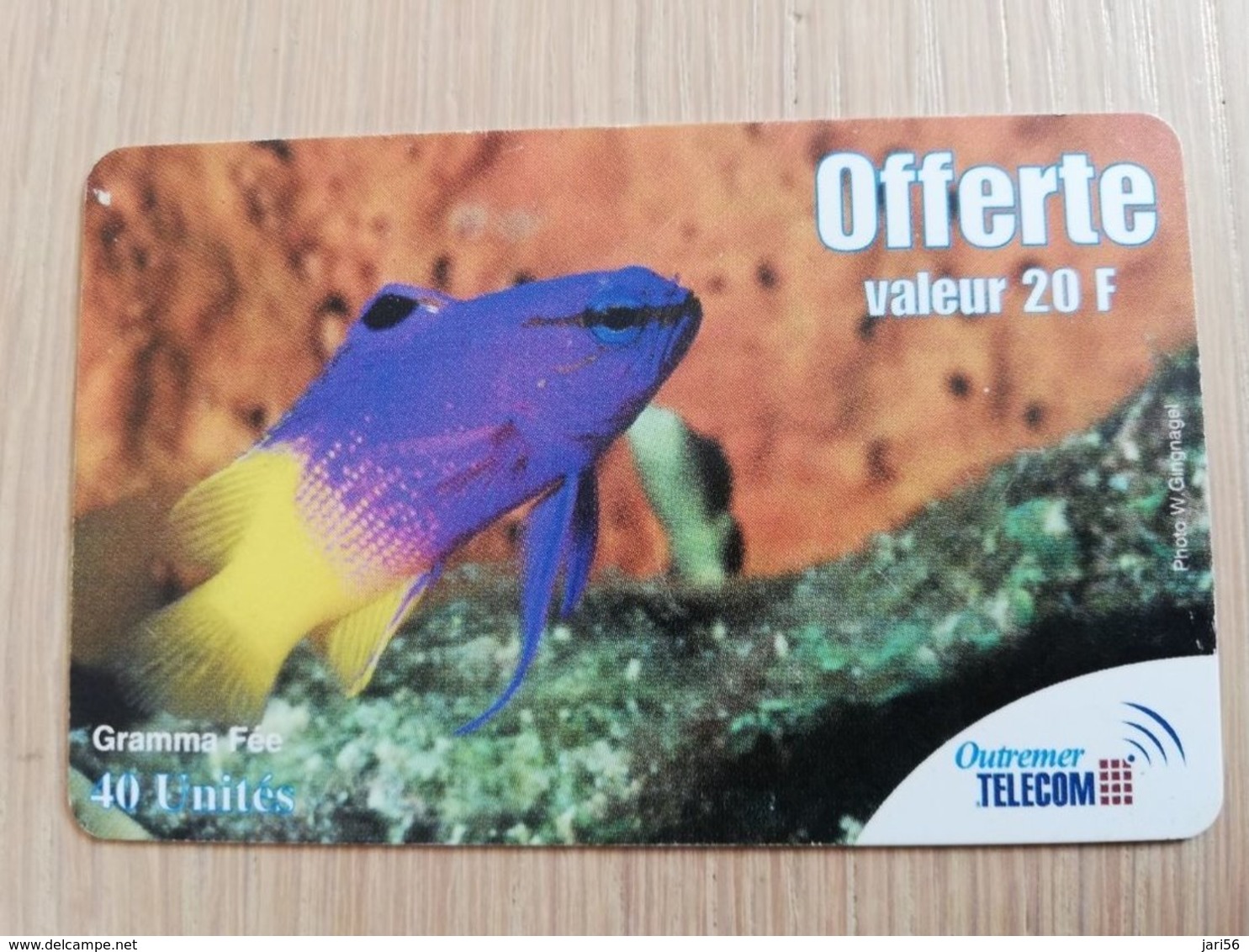 Caribbean Phonecard St Martin  OFFERTE 20 F FISH   Outremer Telecom Fine Used Card   **2175 ** - Antillas (Francesas)