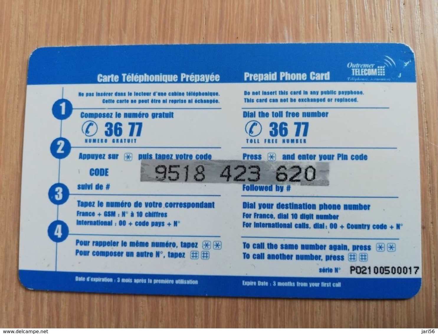 Caribbean Phonecard St Martin  OFFERTE 20 F FISH   Outremer Telecom Fine Used Card   **2175 ** - Antilles (Françaises)