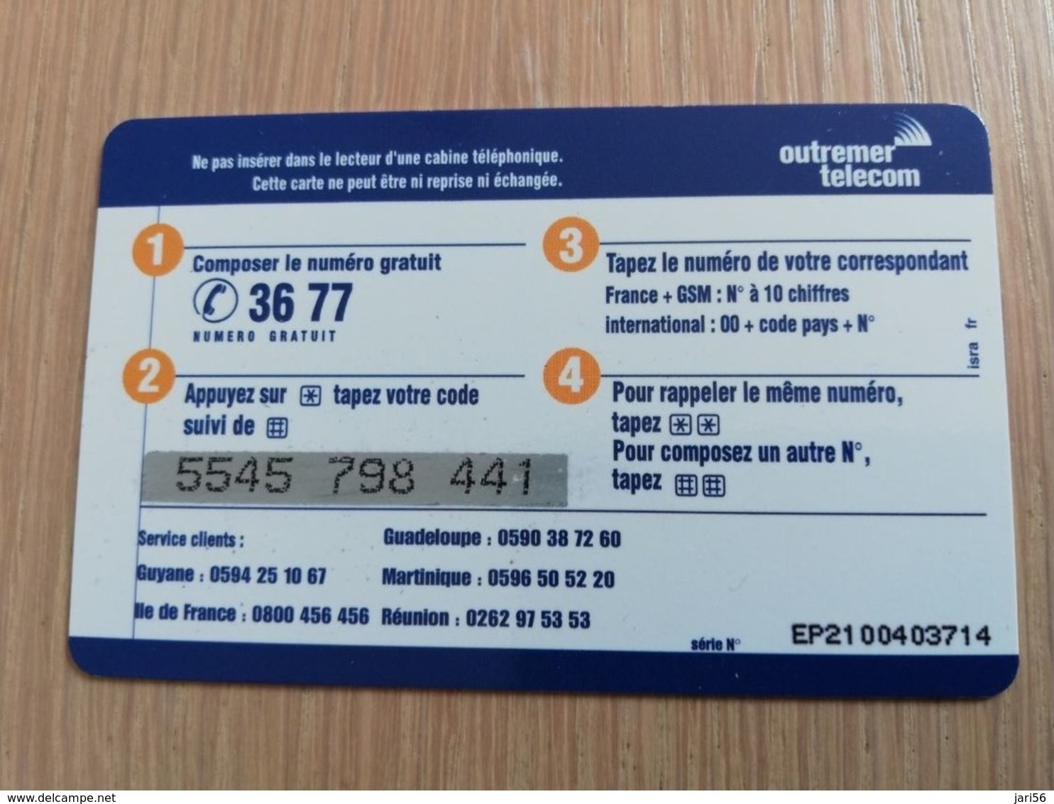 Caribbean Phonecard St Martin  OFFERTE 20 F SPICES  Outremer Telecom Fine Used Card   **2176 ** - Antilles (Françaises)