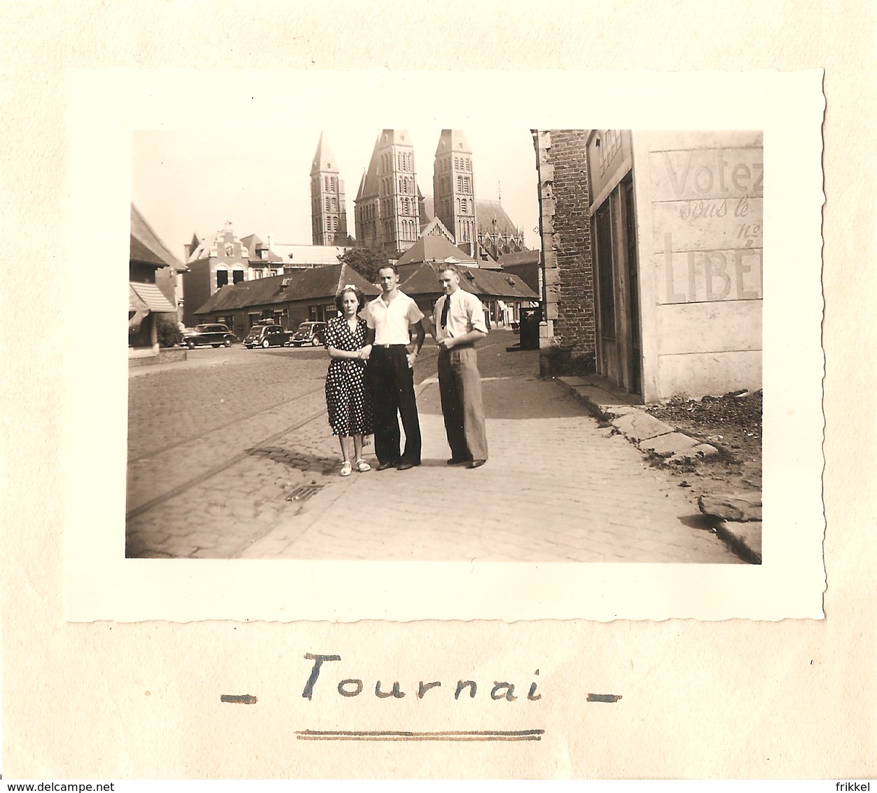 Foto Photo ( 6,5 X 9,5 Cm)  Tournai 1949 - Tournai