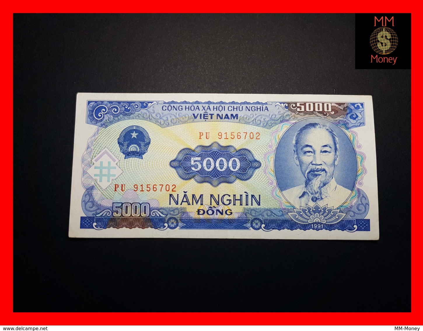 VIETNAM 5.000 5000 Dong 1991 P. 108  XF - Vietnam