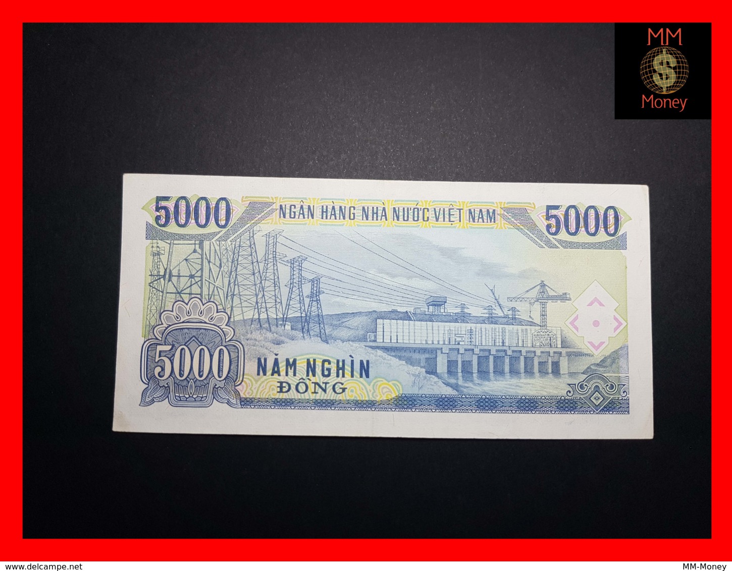 VIETNAM 5.000 5000 Dong 1991 P. 108  XF - Vietnam