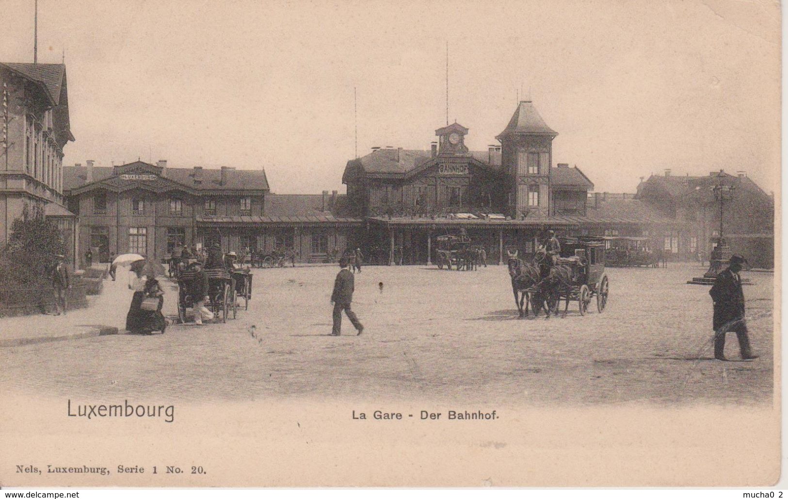 LUXEMBOURG - LA GARE - NELS SERIE 1 N° 20 - Luxemburg - Town