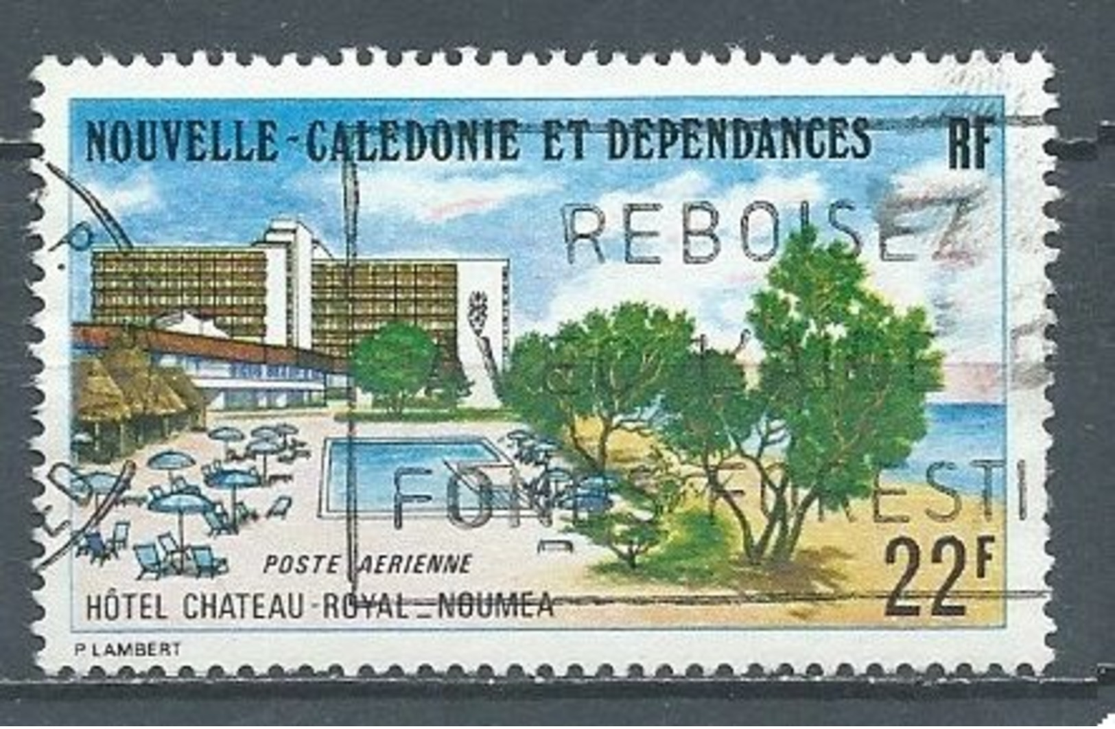 Nouvelle-Calédonie Poste Aérienne YT N°161 Hotel  Château-Royal à Nouméa Oblitéré ° - Gebruikt