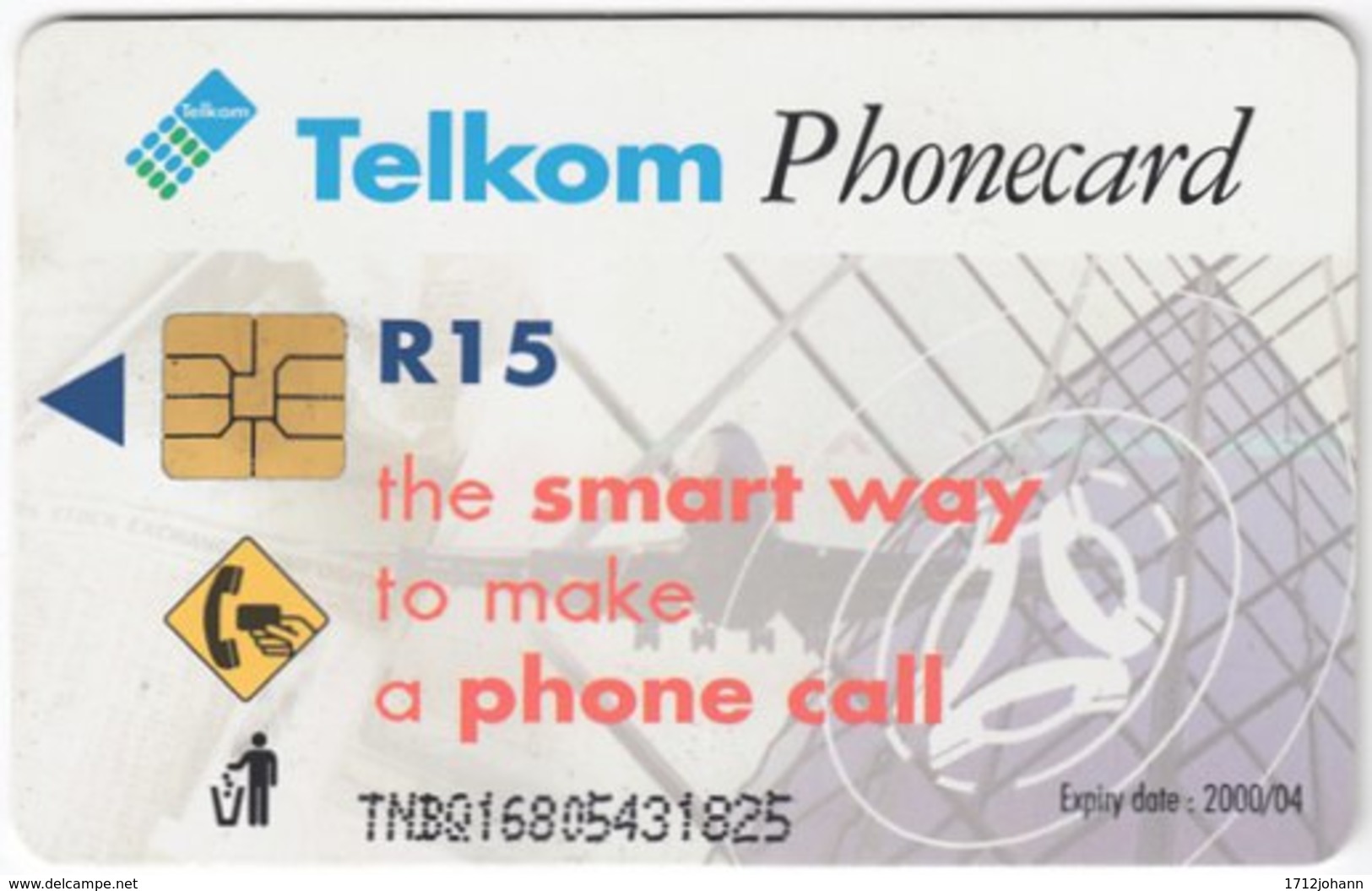 SOUTH AFRICA A-603 Chip Telkom - Used - Südafrika