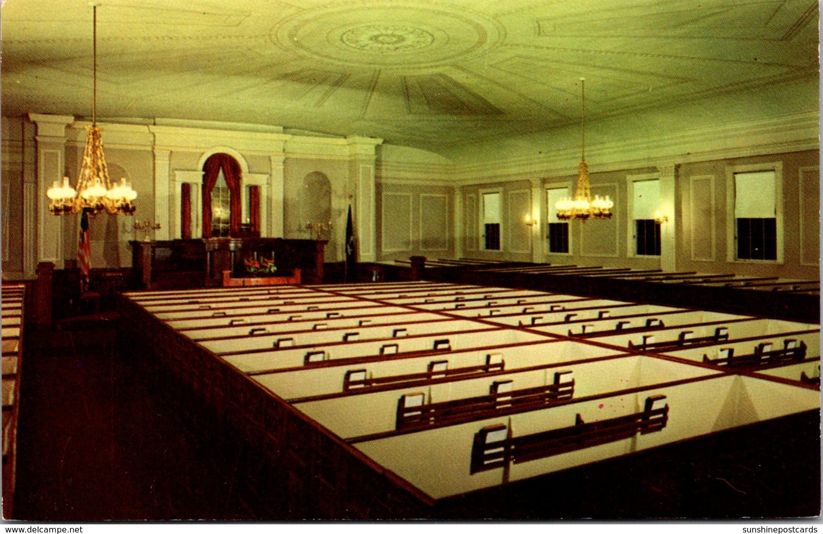 Maine Kennebunkport First Congregational Parish Church Interior - Kennebunkport