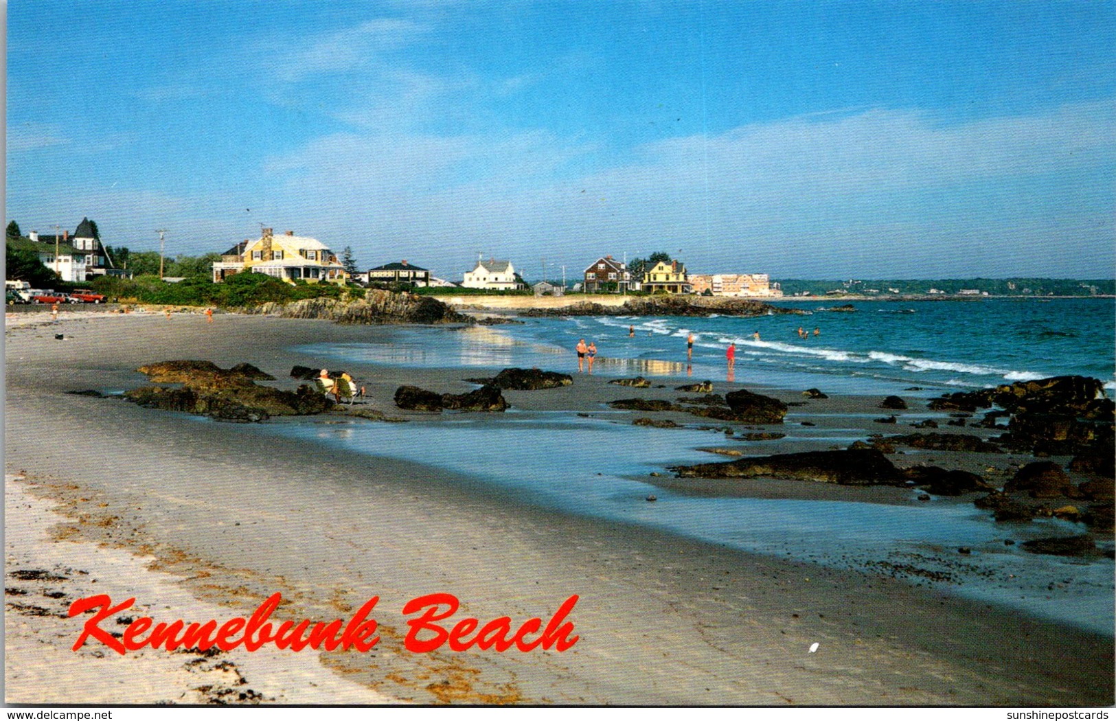 Maine Kennebunkport View Along The Beach - Kennebunkport