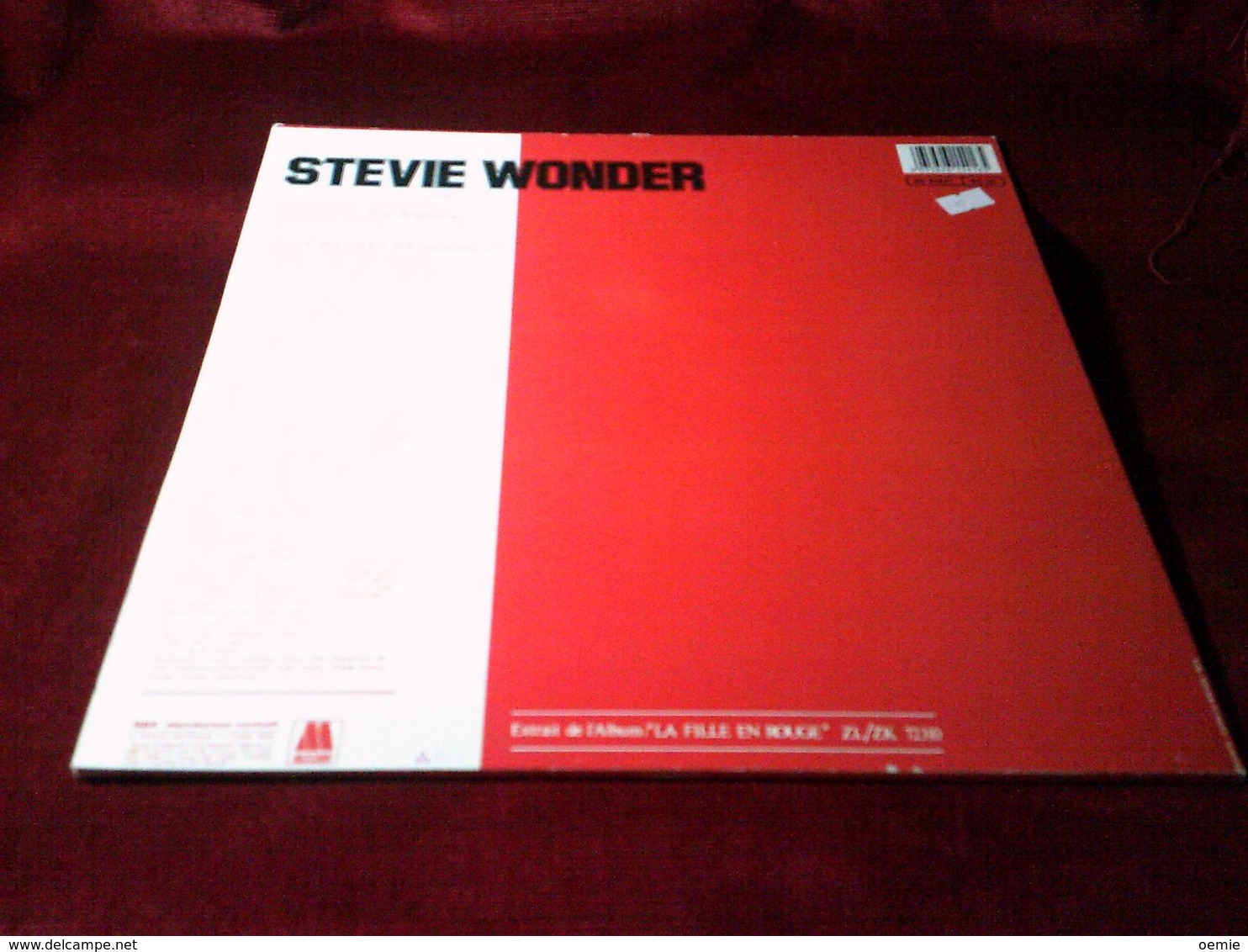 STEVIE  WONDER   LOVE LIGHT IN FLIGHT - 45 Rpm - Maxi-Single