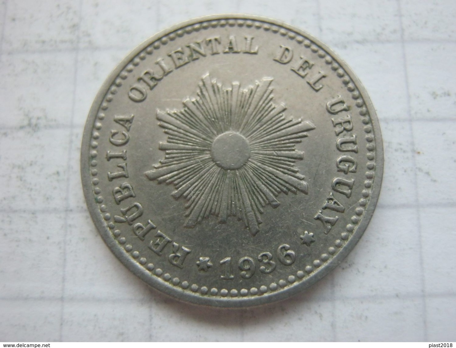 Uruguay , 1 Centesimo 1936 - Uruguay