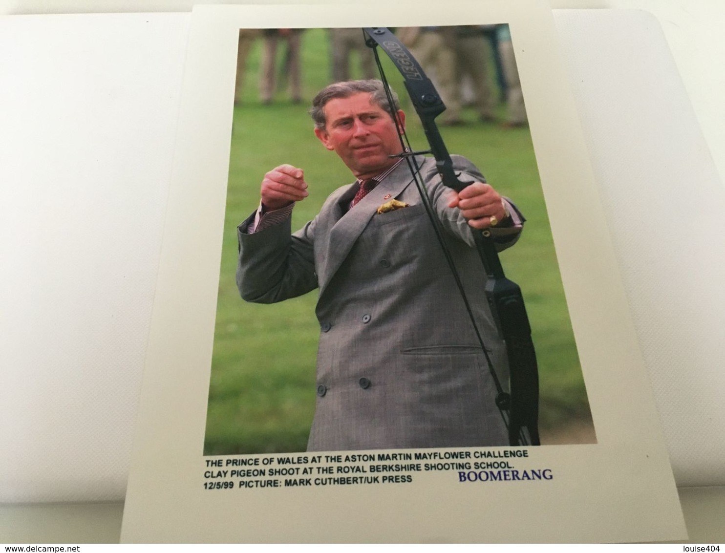 P4 - The Prince Of Wales At The Aston Martin Mayflower Challenge Clay Pigeon Shoot -The Royal Berkshire Shooting School - Deportes