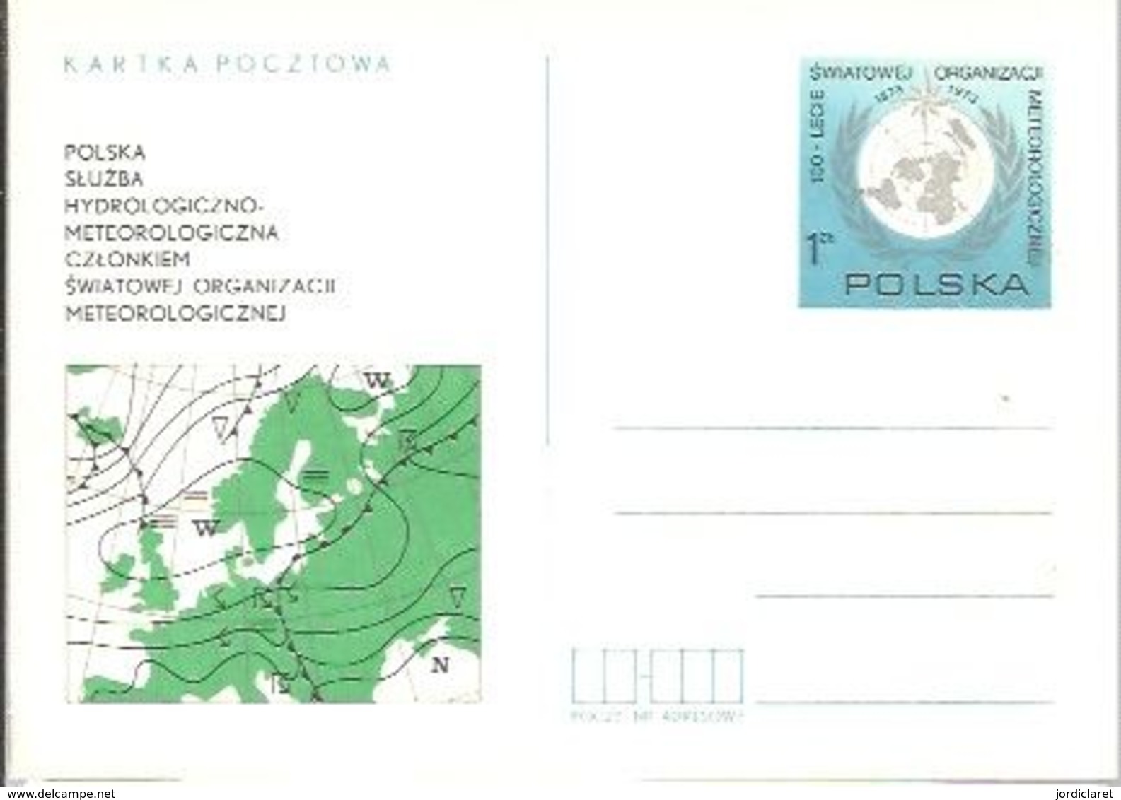 STATIONERY  POLONIA - Climate & Meteorology