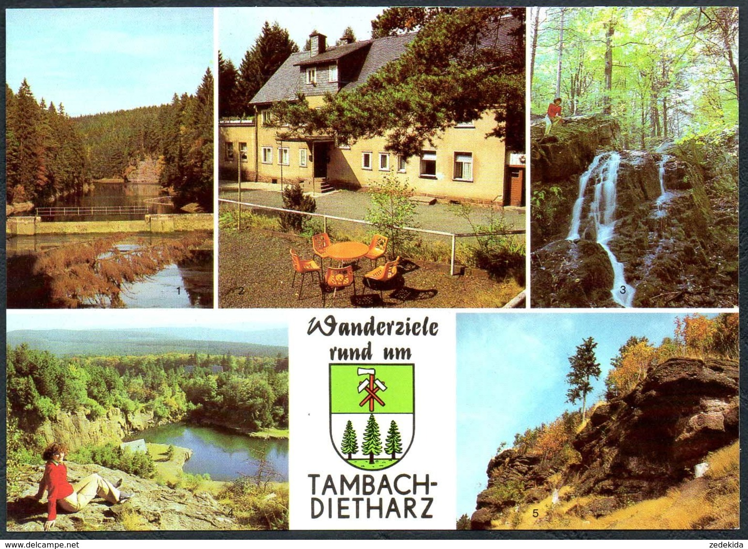 D6615 - TOP Tambach Dietharz - Waldbaude Gaststätte - Auslese Bild Verlag - Tambach-Dietharz