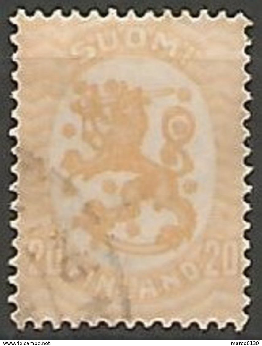 FINLANDE / REPUBLIQUE N° 70 OBLITERE - Used Stamps