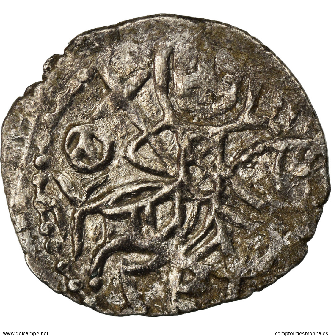 Monnaie, Alexis IV Comnène, Aspre, 1417-1429, TB, Argent, Sear:2641 - Byzantinische Münzen