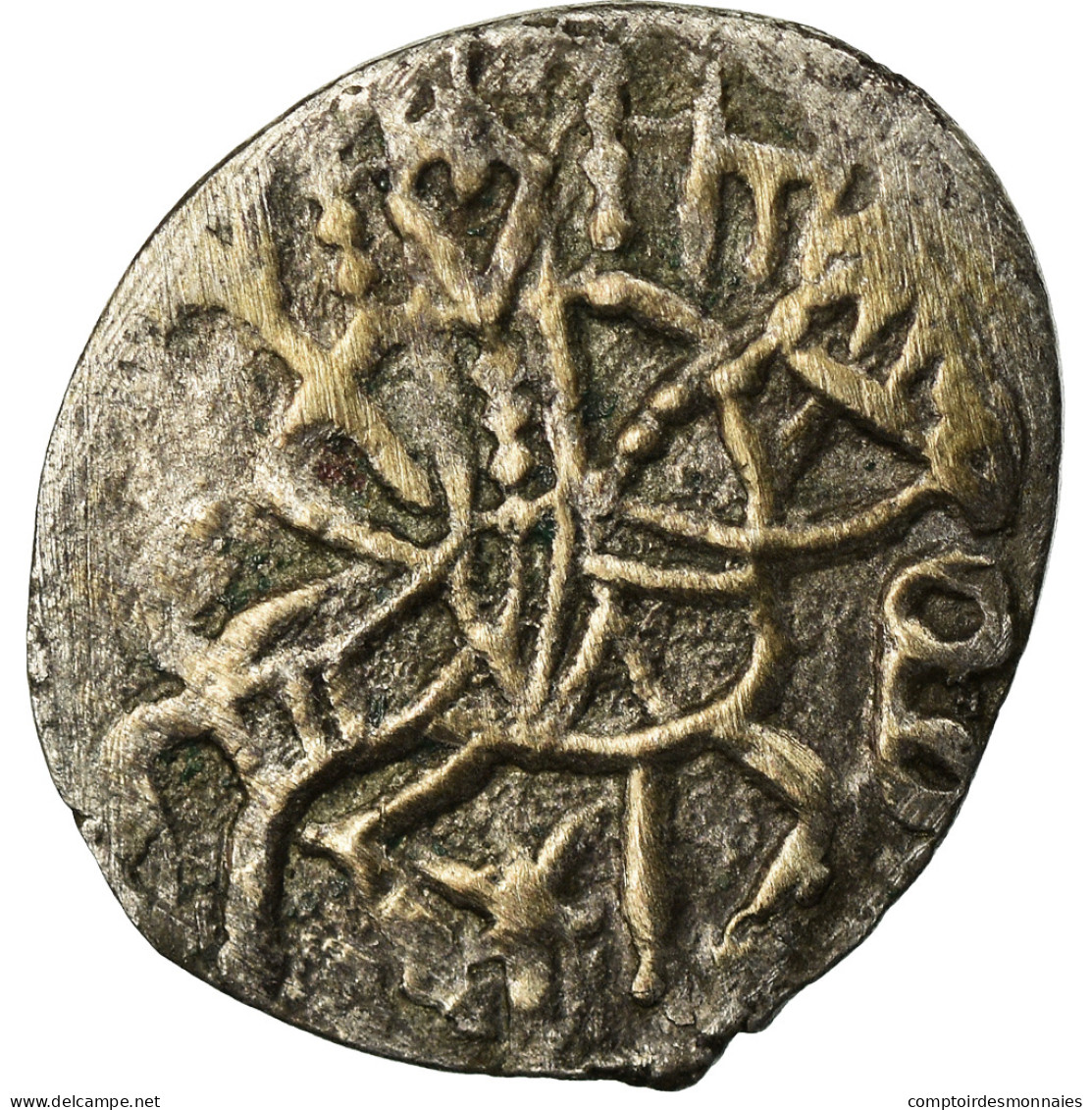 Monnaie, Alexis IV Comnène, Aspre, 1417-1429, TB+, Argent, Sear:2641 - Bizantine